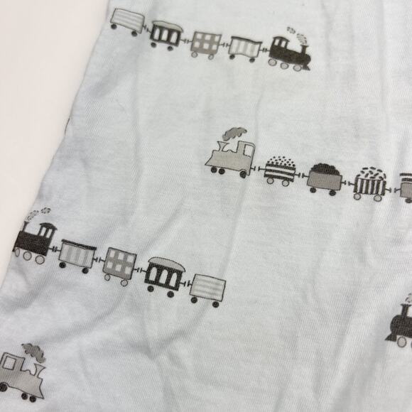 Feather Baby Pima Cotton Trains Romper - Picture 3 of 6